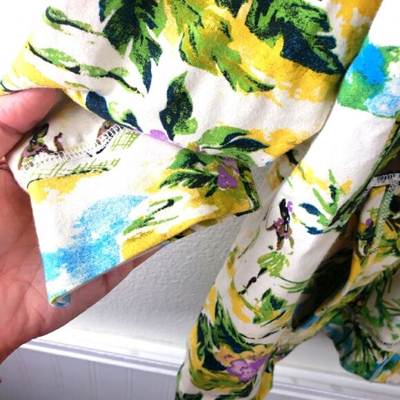 Chico's Additions Hawaiian Tropical Print Women's Zip Up Jacket Coat SZ 3/XL - Picture 7 of 15